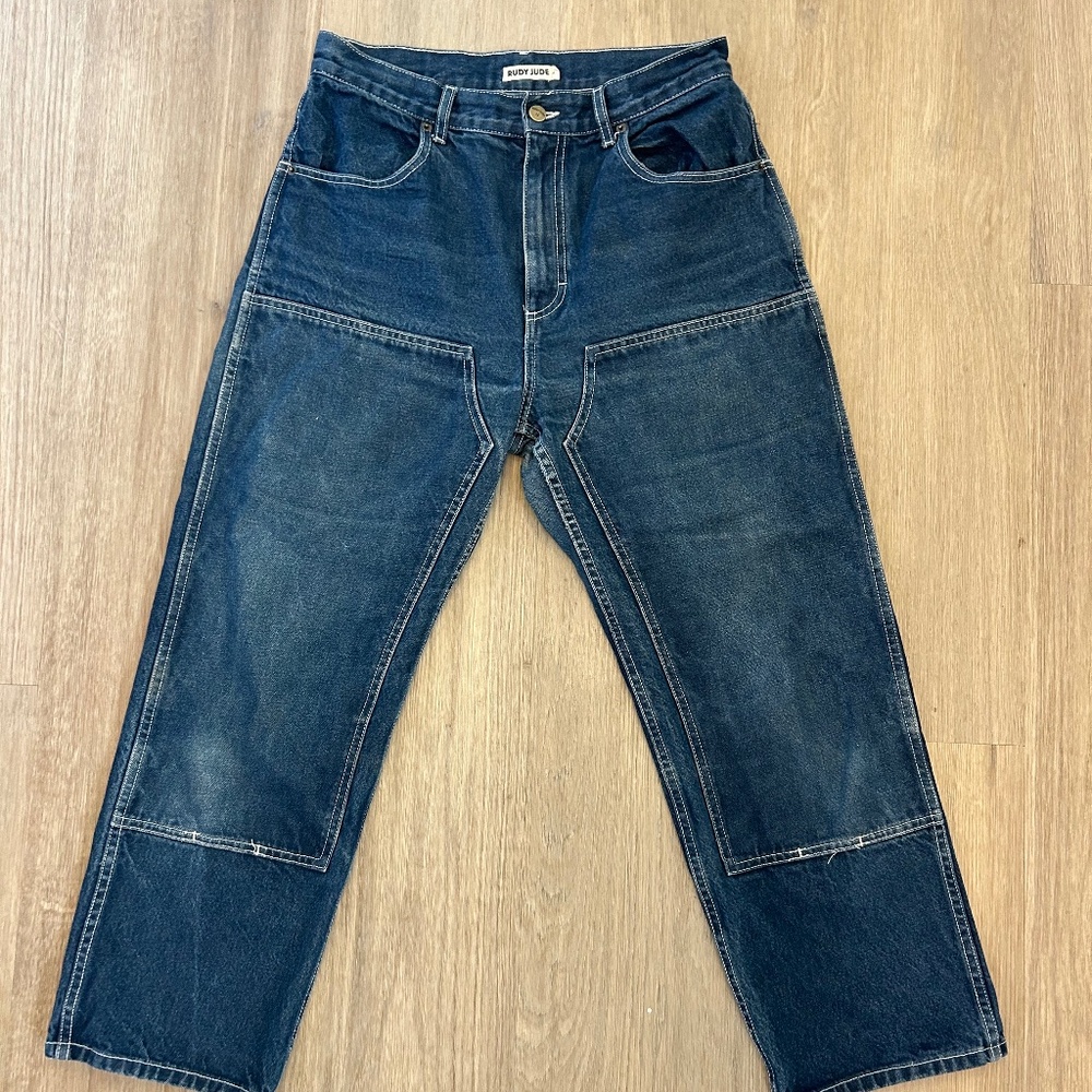 Rudy Jude Utility Jeans 31” Waist | Plant Dyed Made in USA Workwear Denim